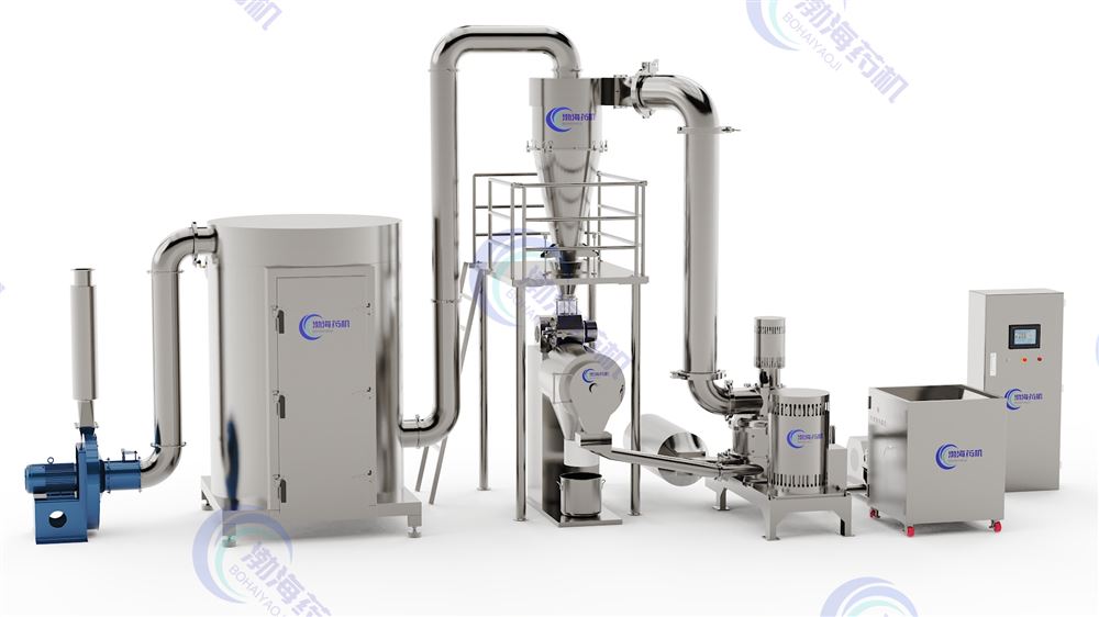 中藥材超微粉碎機組