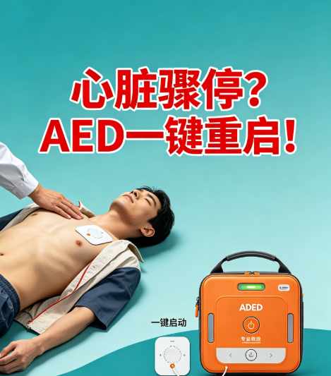 心臟驟停？AED一鍵重啟！