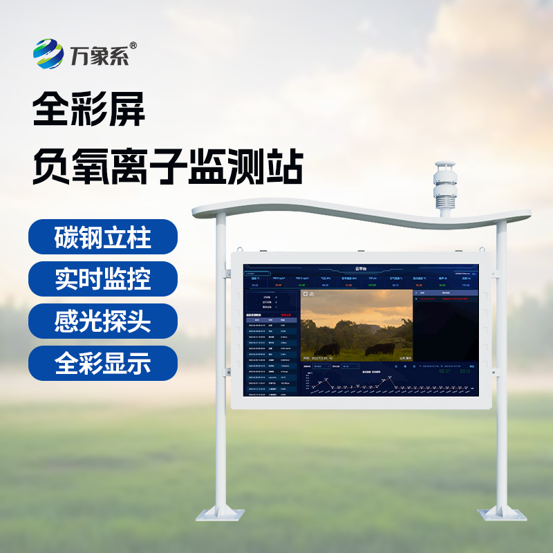 公园负氧离子监测站：多领域守护生态与健康的科技哨兵